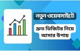 ৫ টি উপায়ে দ্রুত ওয়েবসাইটে ভিজিটর নিয়ে আসার উপায়